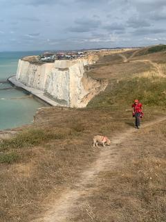 Looking back towards Peacehaven